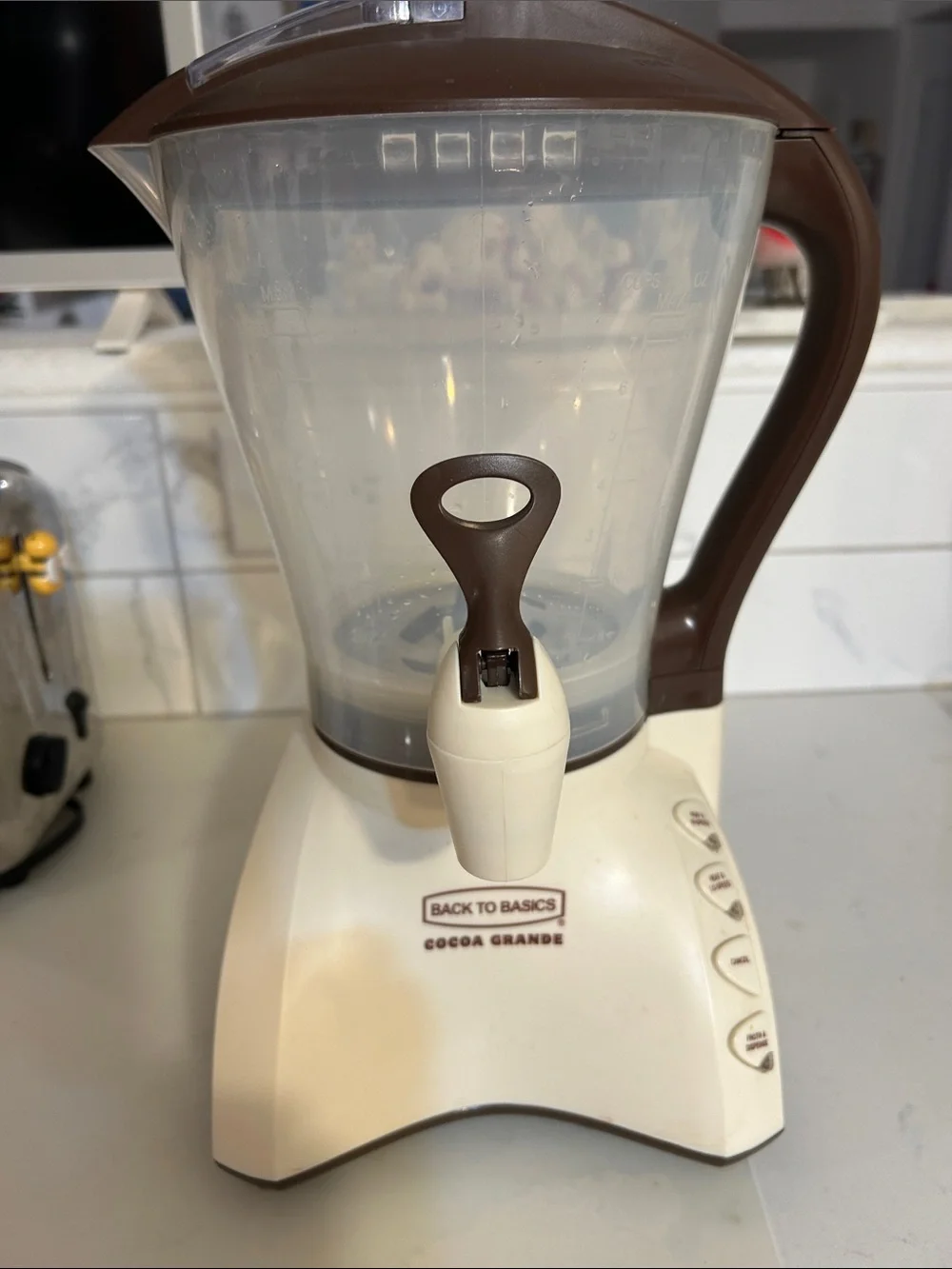 Back to Basics cocoa Grande hot cocoa or latte machine. Great!!!!